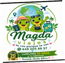 Magda Viajes, agencia de viajes en Aguascalientes con más de 20 años de experiencia